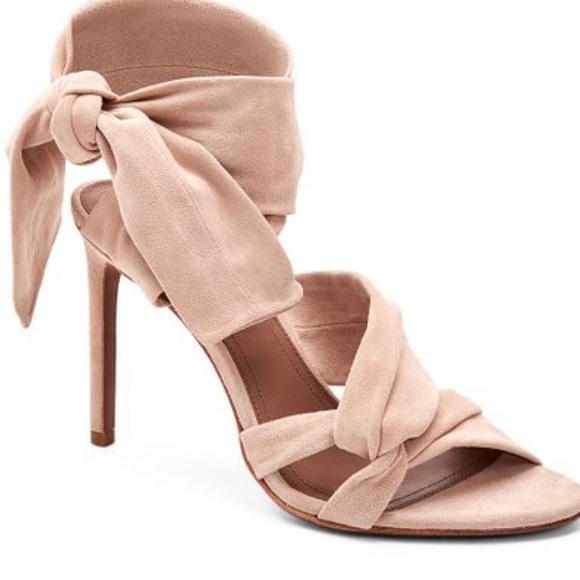 BCBGMAXAZRIA | Tea Rose Tie-Accent Emma Suede Sandal - Women